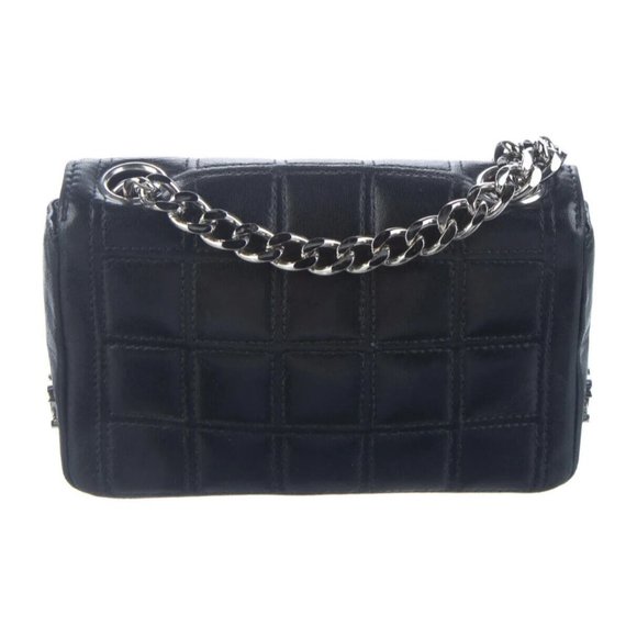 Chanel Square Quilt Mini Crossbody Silver Chain Designer Crossbody Shoulder Bag - Picture 3 of 9